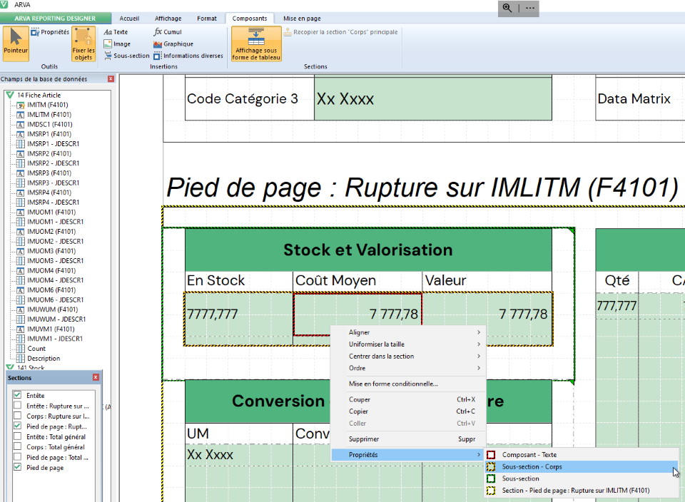 NFAR Editeur de rapport 3