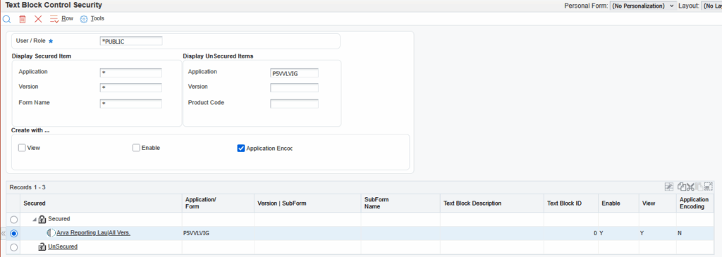 Text Block security 5