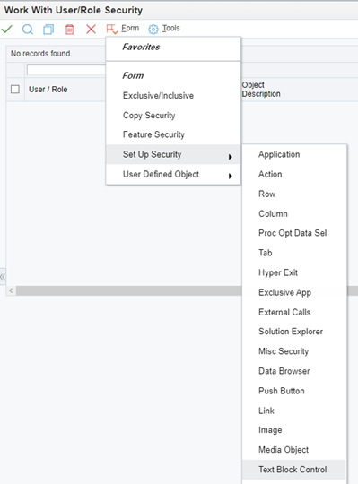 Text Block security