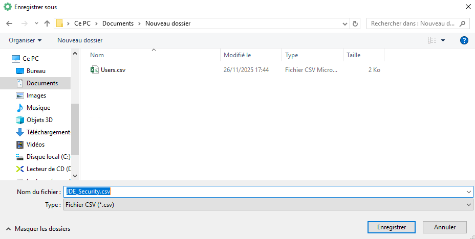 AdminTool-Menu-données-Exporter-securite-jde